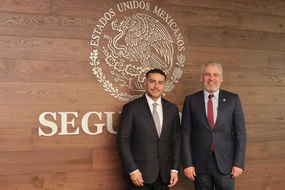 García Harfuch y el secretario de la Defensa visitarán Morelia y Uruapan