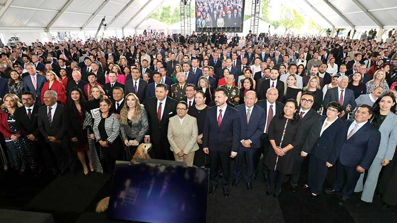 Acude titular de la Segob a informe de gobierno de Alejandro Armenta