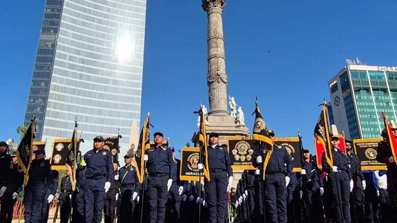 CDMX conmemora Día del Policía 2025 con desfile en Reforma