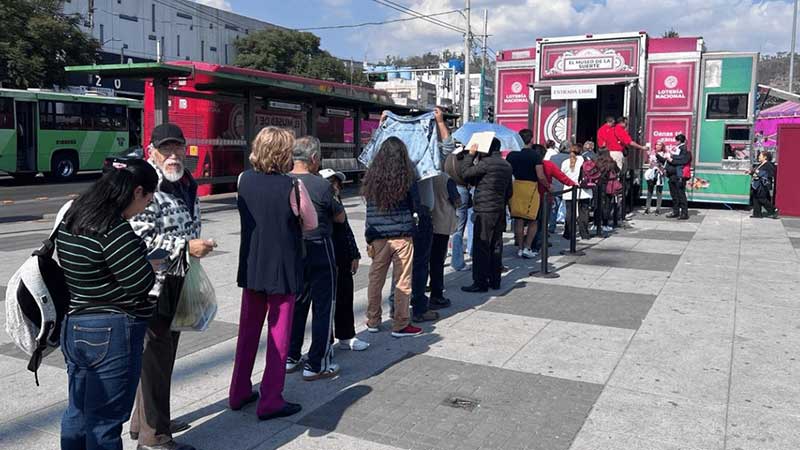 Lotería Nacional: unidad móvil del Museo de la Suerte visita 8 ciudades de México