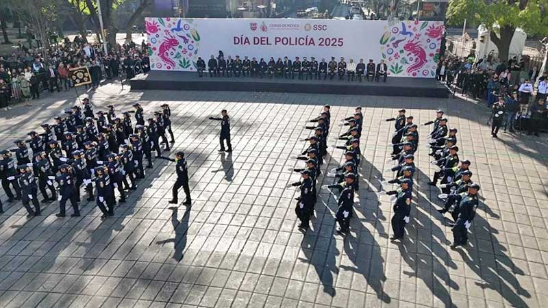CDMX conmemora Día del Policía 2025 con desfile en Reforma