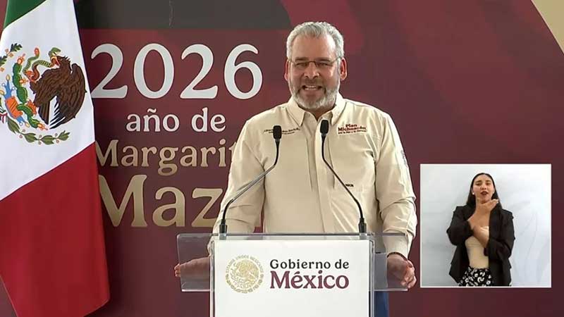 Agradece Alfredo Bedolla a Sheinbaum por creación del Plan Michoacán, secretarios resaltan avances