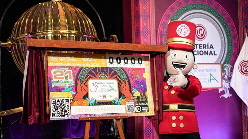 Lotería Nacional presenta billete conmemorativo del 35 Aniversario de la Fundación Alfredo Harp Helú