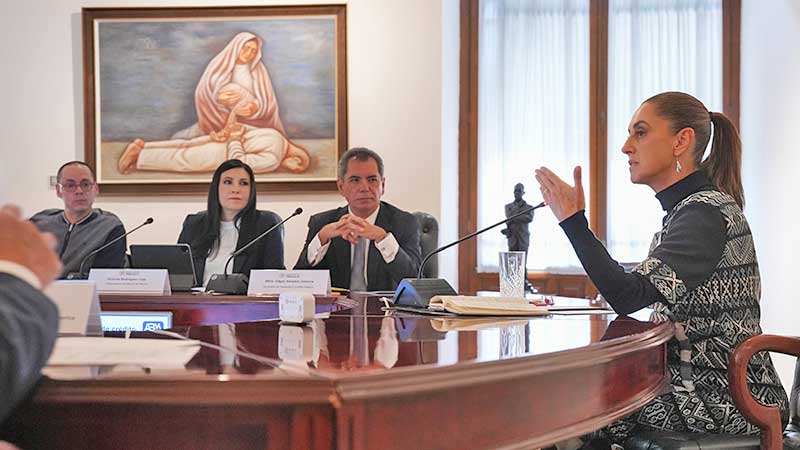 Sheinbaum conversa con la gobernadora de Banxico y banqueros sobre las perspectivas económicas del país