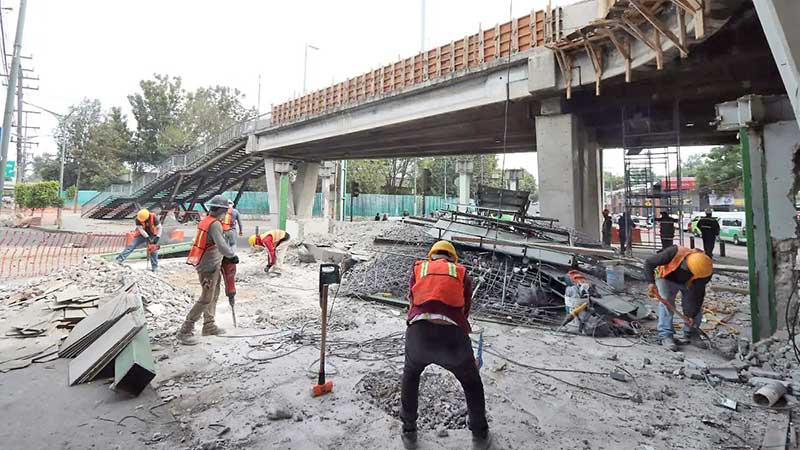 Vecinos del sur de la CDMX pierden hasta una hora de traslado por obras relacionadas con el Mundial