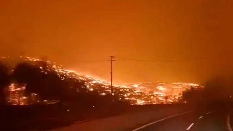 Incendios al sur de Chile dejan al menos 15 muertos y 50 mil evacuados