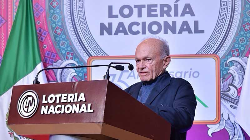 Lotería Nacional presenta billete conmemorativo del 35 Aniversario de la Fundación Alfredo Harp Helú