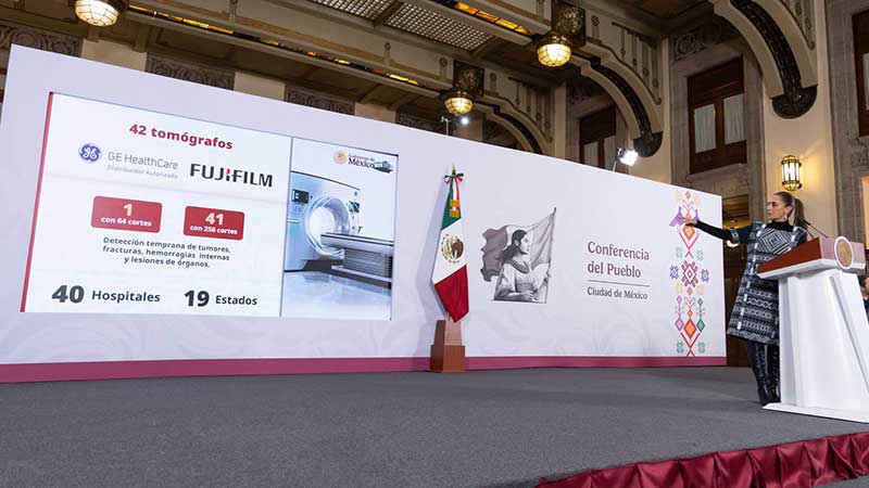 En 2026, equipo médico de alta tecnología con inversión de 11 mil 200 mdp: presidenta Sheinbaum