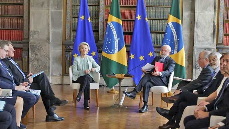 Lula y Von der Leyen dicen que el acuerdo Mercosur-UE es bueno para el multilateralismo