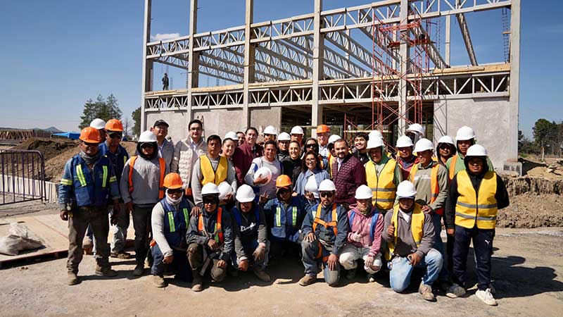 En Tlaxcala, presidenta Sheinbaum supervisa Polo de Bienestar